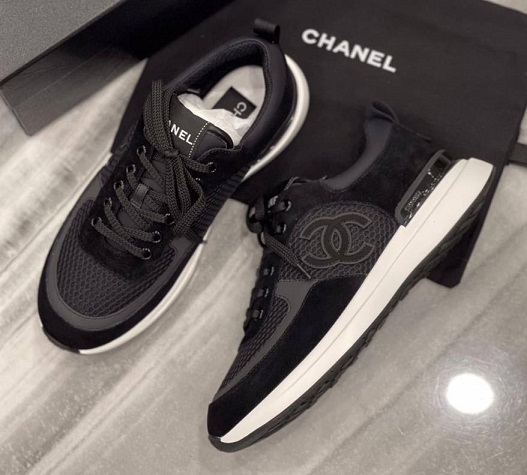 Женские кроссовки Chanel EX Sport черные
