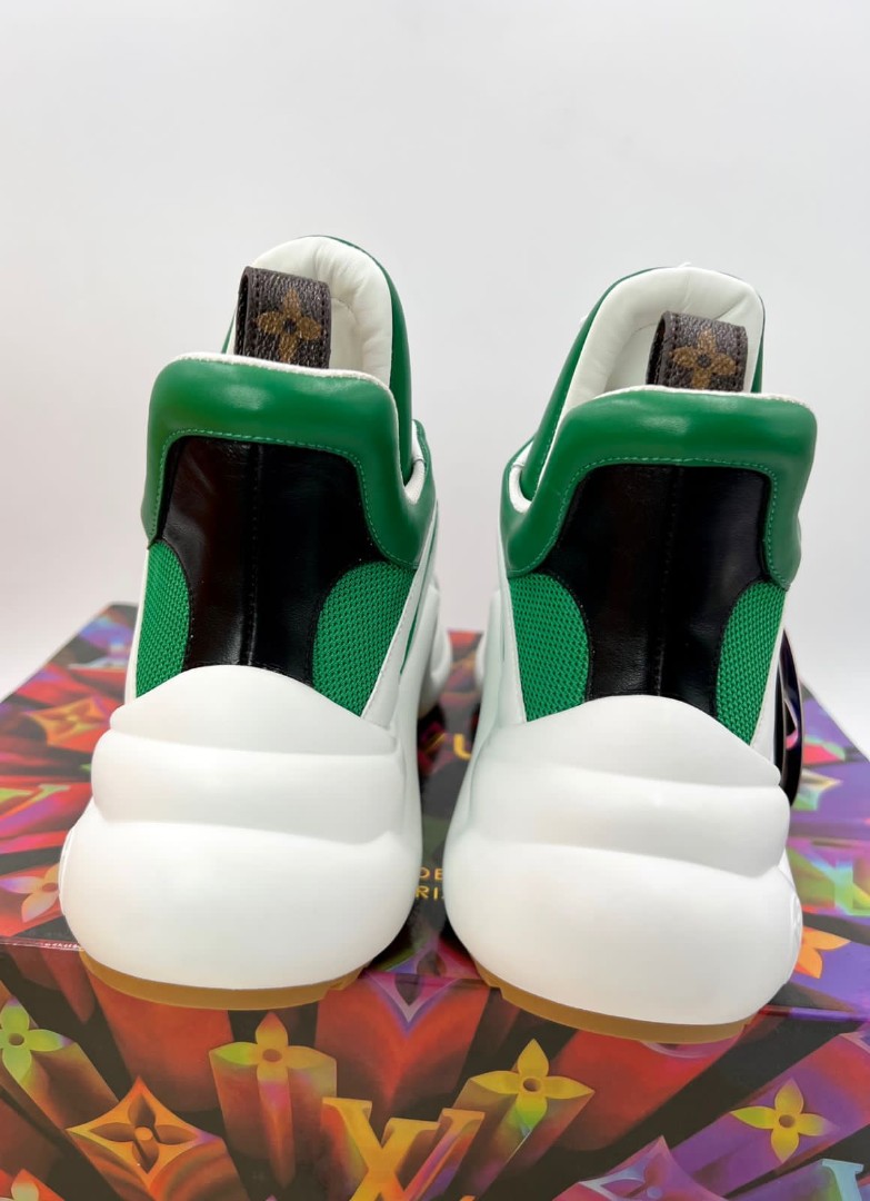 Женские кроссовки Louis Vuitton Archlight зеленые
