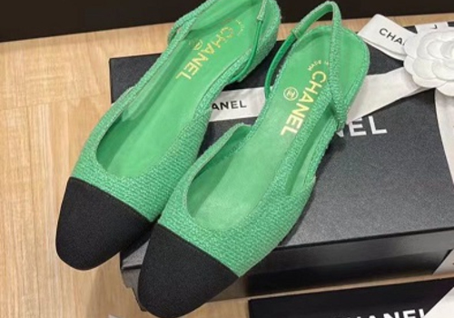 Босоножки Chanel Cruise зеленые