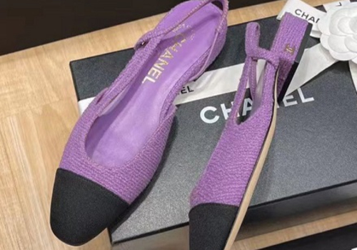 Босоножки Chanel Cruise фиолетовые