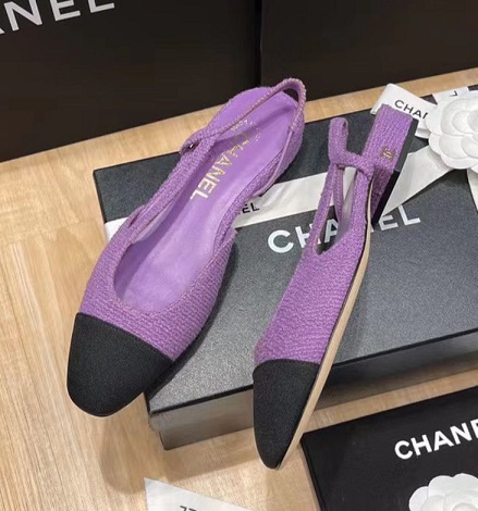 Босоножки Chanel Cruise фиолетовые