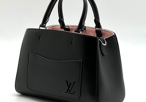 Кожаная сумка Louis Vuitton Marelle Tote Mini черная