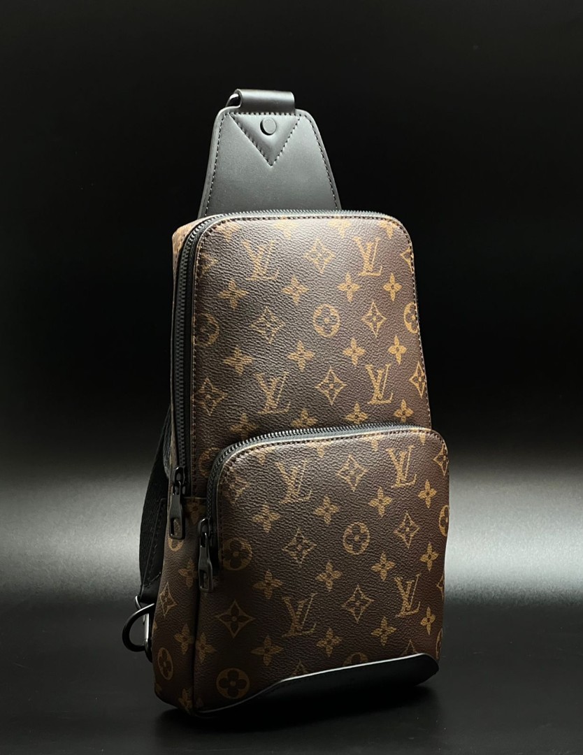 Мужская сумка-слинг Louis Vuitton Avenue коричневая