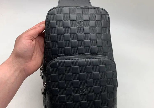 Мужская сумка-слинг Louis Vuitton Avenue черная
