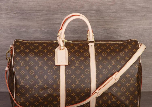 Коричневая сумка Louis Vuitton Keepall