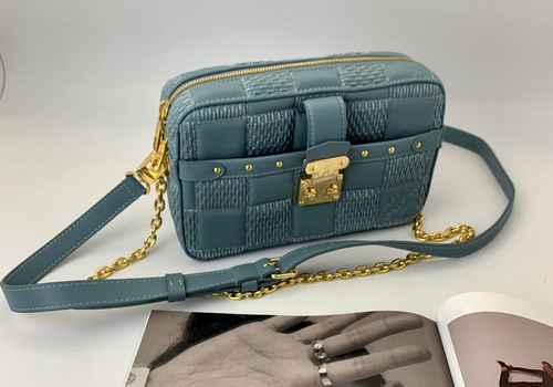 Женская сумка Louis Vuitton голубая