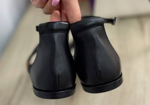 Черные кожаные босоножки Hermes Santorini