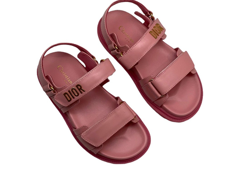 Женские сандалии Christian Dior розовые