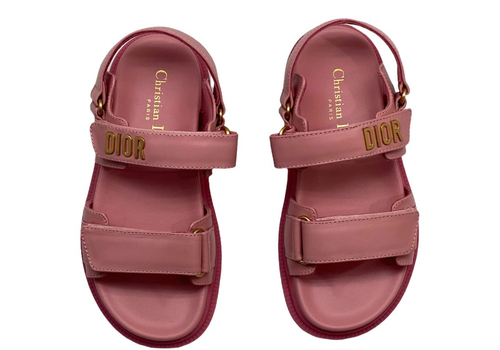 Женские сандалии Christian Dior розовые