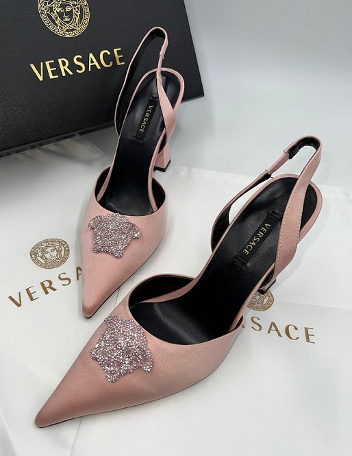 Босоножки Versace пудра