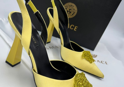 Босоножки Versace желтые