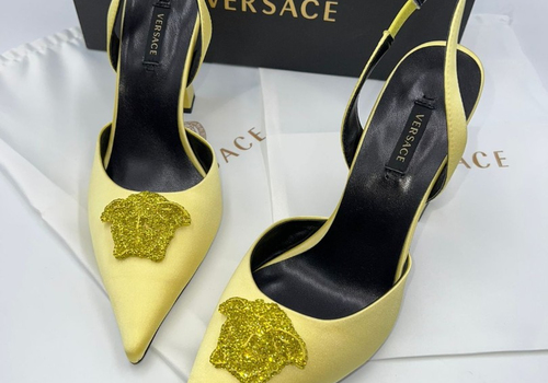 Босоножки Versace желтые