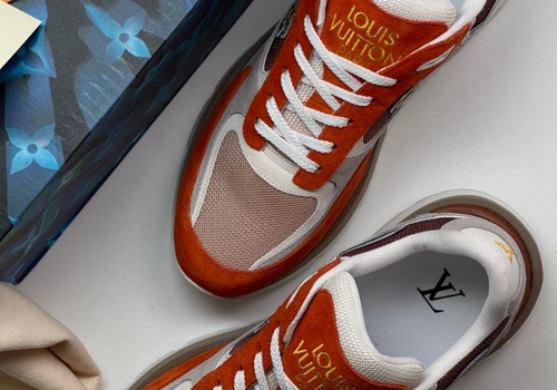 Мужские оранжевые кроссовки Louis Vuitton Run Away