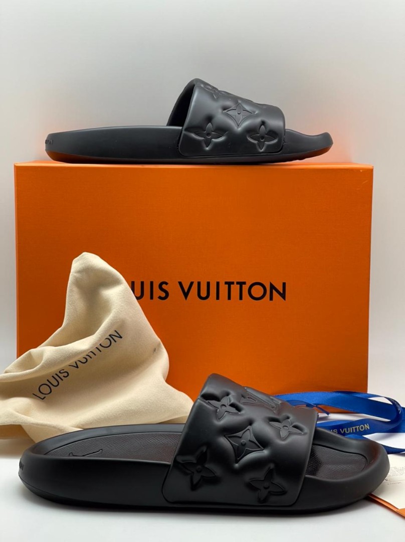 Мужские шлепанцы Louis Vuitton черные