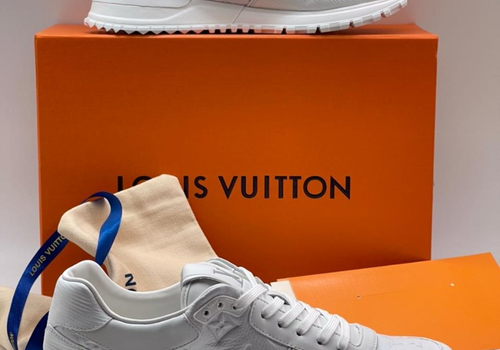 Белые кроссовки Louis Vuitton Run Away