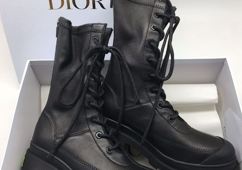 Женские ботинки Christian Dior черные
