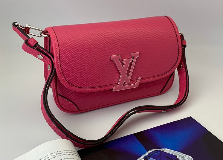 Женская сумка Louis Vuitton Buci розовая