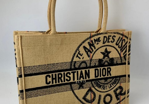 Сумка-тоут Christian Dior Book Tote 36 см бежевая