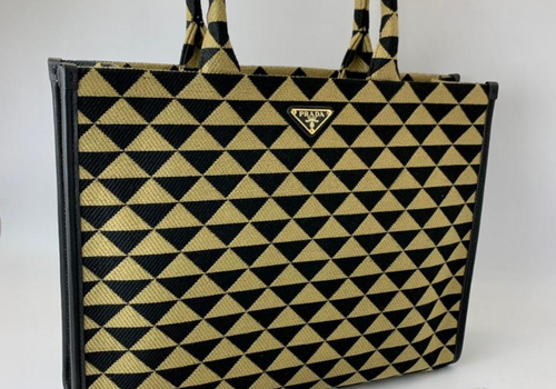 Женская сумка-тоут Prada Large Symbole jacquard fabric