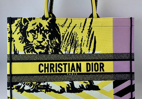 Сумка-тоут Christian Dior Book Tote 41 см желтая