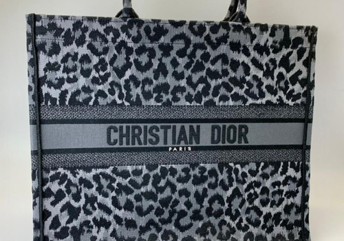 Сумка-тоут Christian Dior Book Tote 36 см леопард