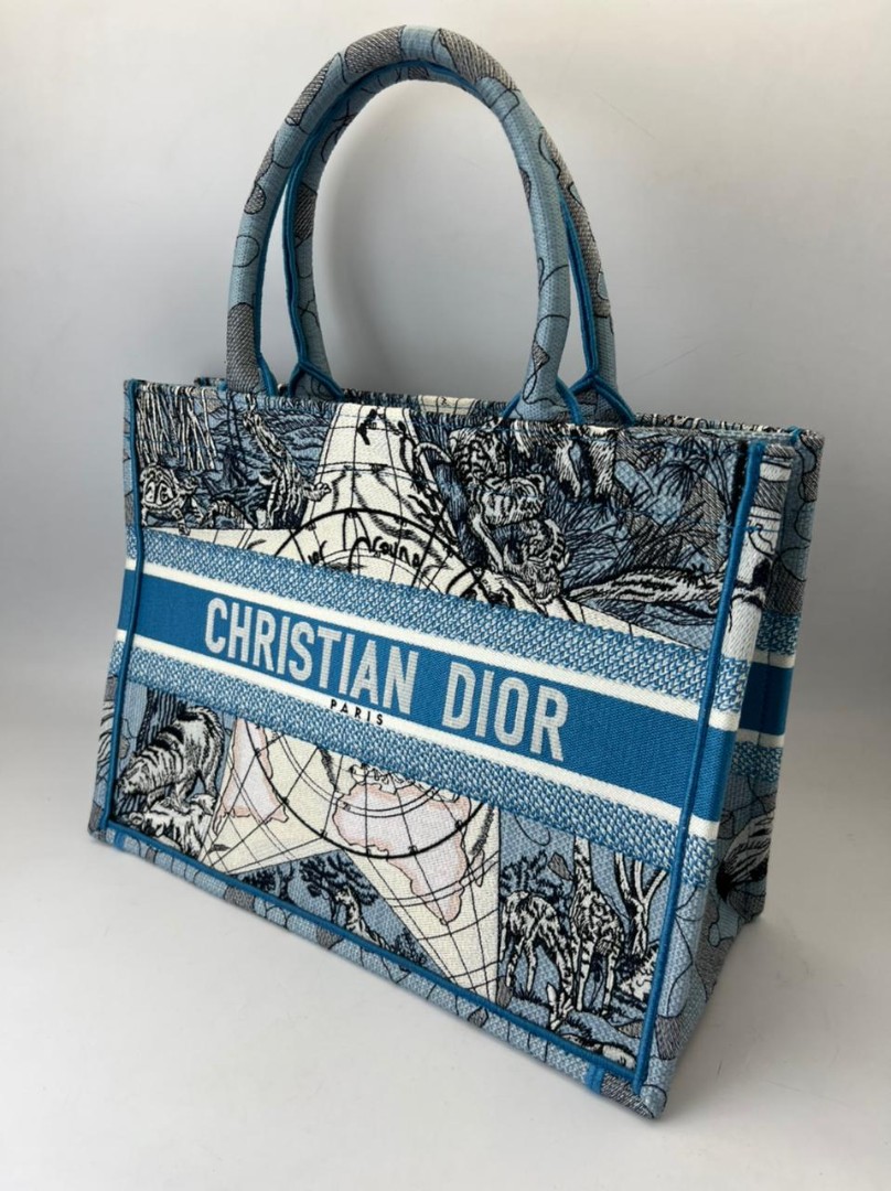 Сумка-тоут Christian Dior Book Tote 36 см голубая