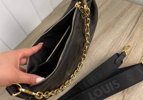 Женская сумка Louis Vuitton Over The Moon черная