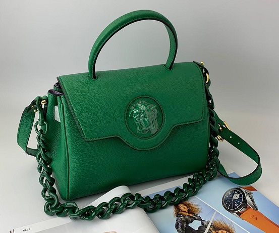 Женская сумка Versace зеленая