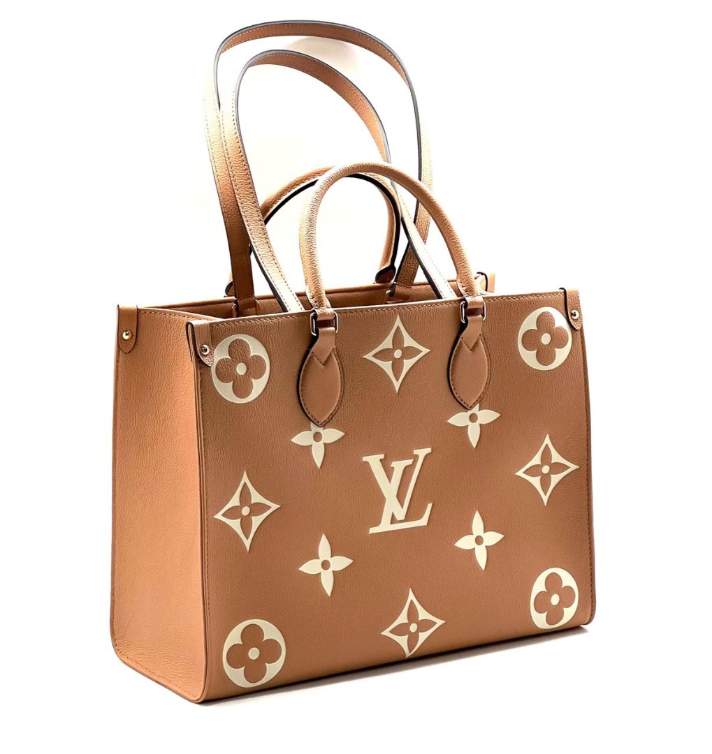 Женская сумка Louis Vuitton Onthego MM коричневая