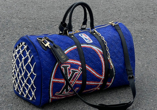 Синяя сумка Louis Vuitton NBA