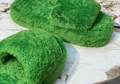 Мюли Bottega Veneta зеленые