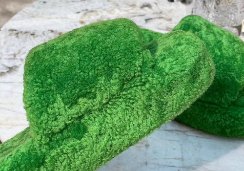 Мюли Bottega Veneta зеленые