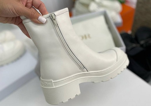 Женские ботинки Christian Dior D-Rise белые
