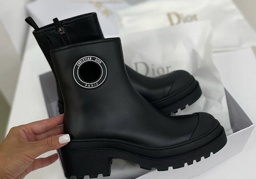 Женские ботинки Christian Dior D-Rise черные
