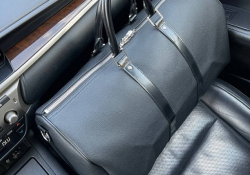 Дорожная кожаная сумка Louis Vuitton Keepall