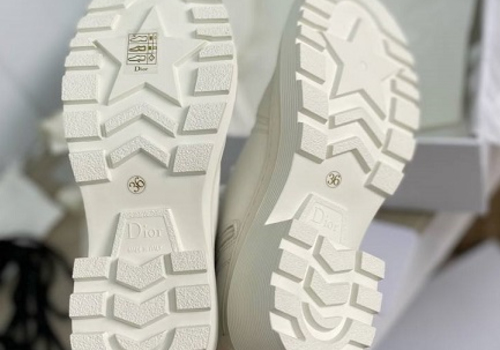 Женские белые ботинки Christian Dior D-Rise