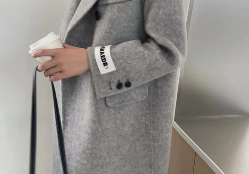 Женское пальто Jil Sander серое