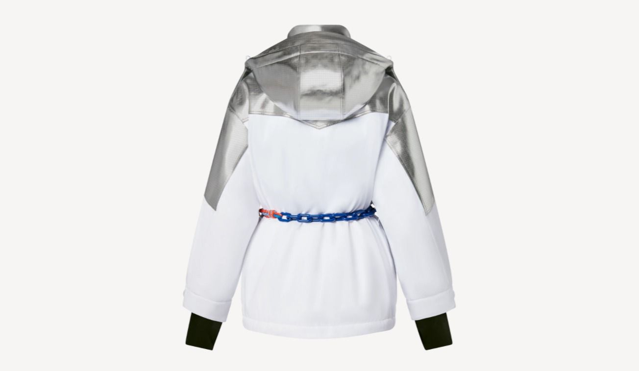 Женская белая куртка Louis Vuitton