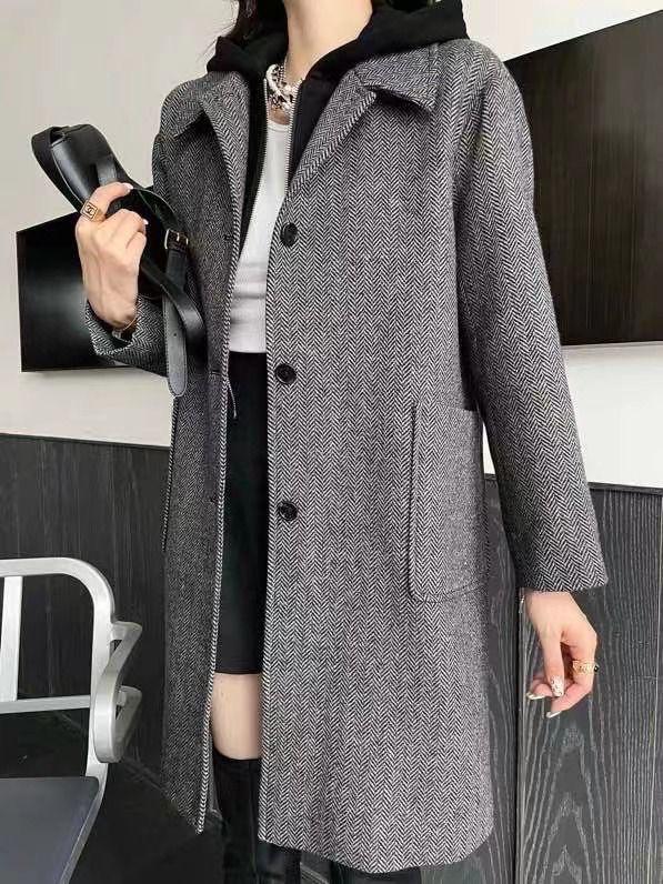 Женское пальто Celine серое