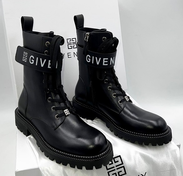 Черные ботинки Givenchy кожаные LM-15597 – Lazurka Mall