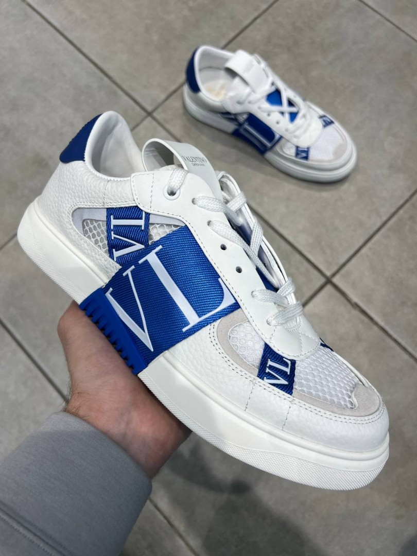 Кроссовки Valentino Garavani VL7N белые с синим