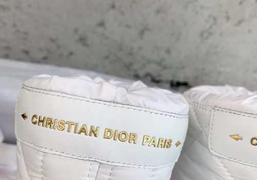 Зимние женские дутики Christian Dior Frost белые