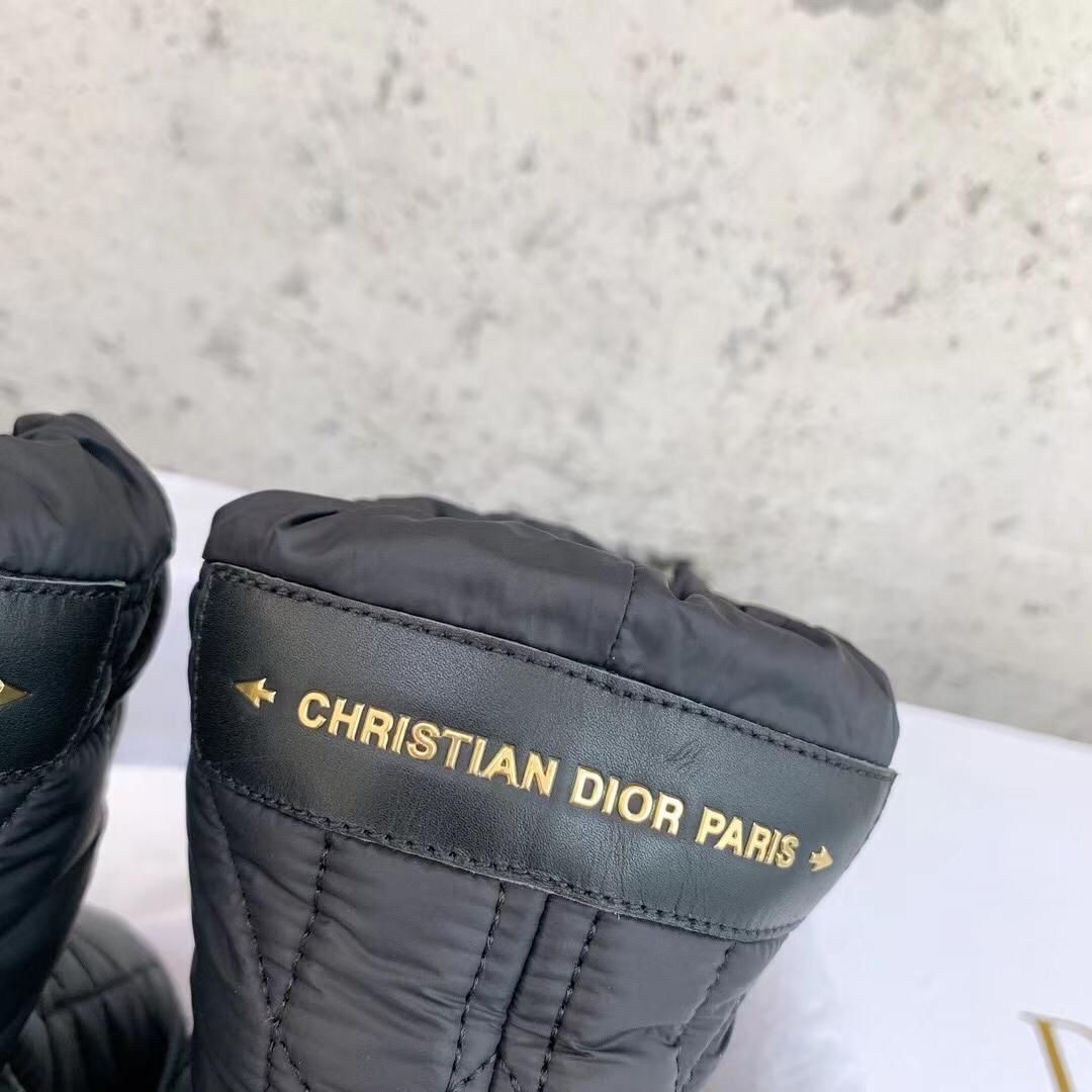 Зимние женские дутики Christian Dior Frost черные