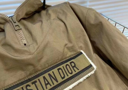 Женский бежевый анорак Christian Dior