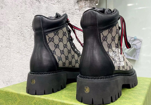 Женские ботинки Gucci черные