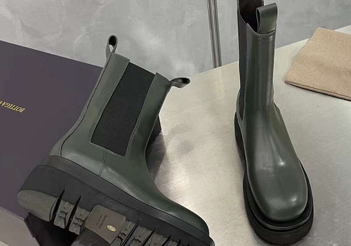 Женские ботинки Bottega Veneta милитари
