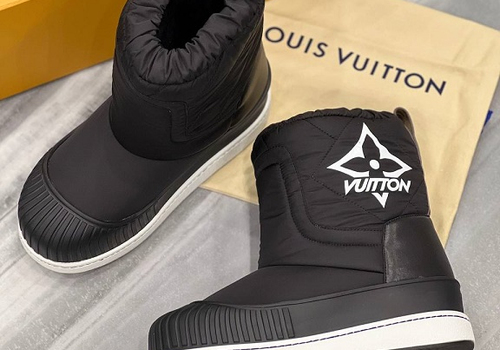 Женские черные дутики Louis Vuitton