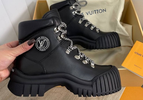 Кожаные ботинки Louis Vuitton Ruby черные