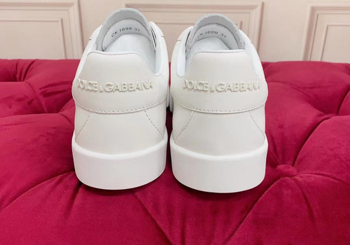 Женские белые кроссовки Dolce&Gabbana