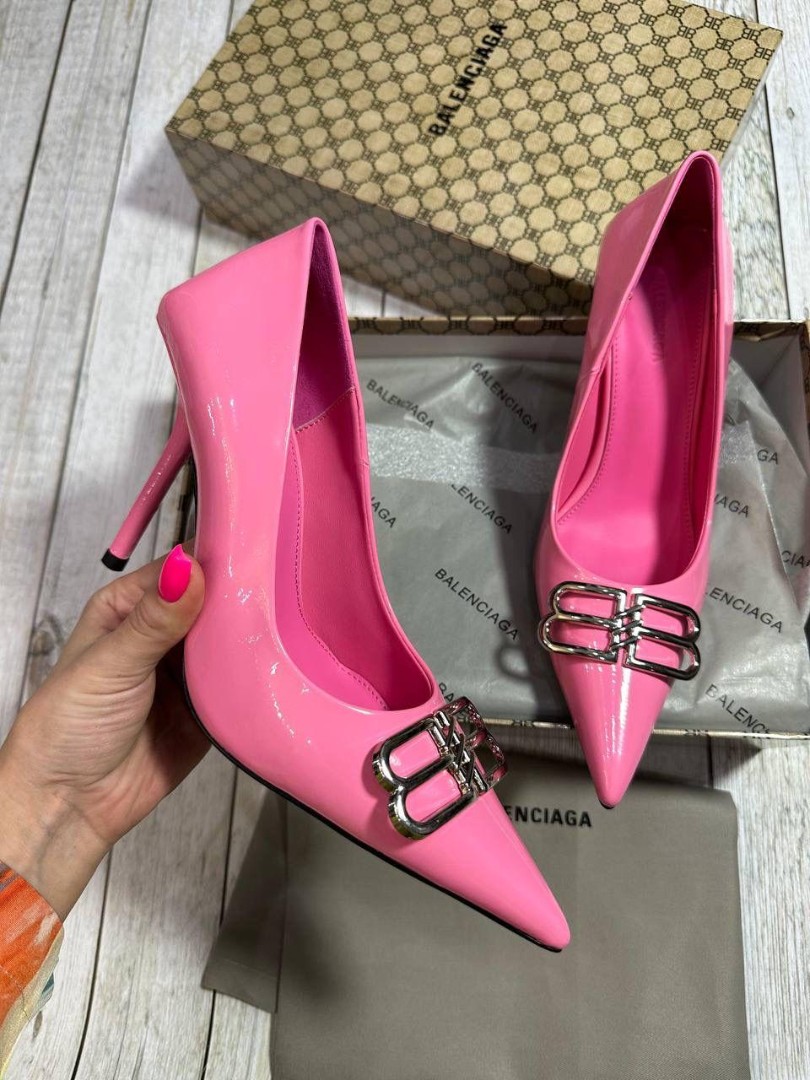 Женские розовые туфли Balenciaga LM-16296 – Lazurka Mall